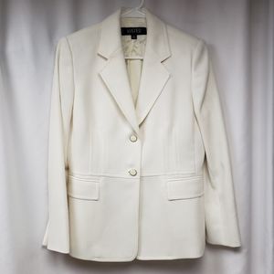 Kasper Cream Colored Blazer Suit Jacket